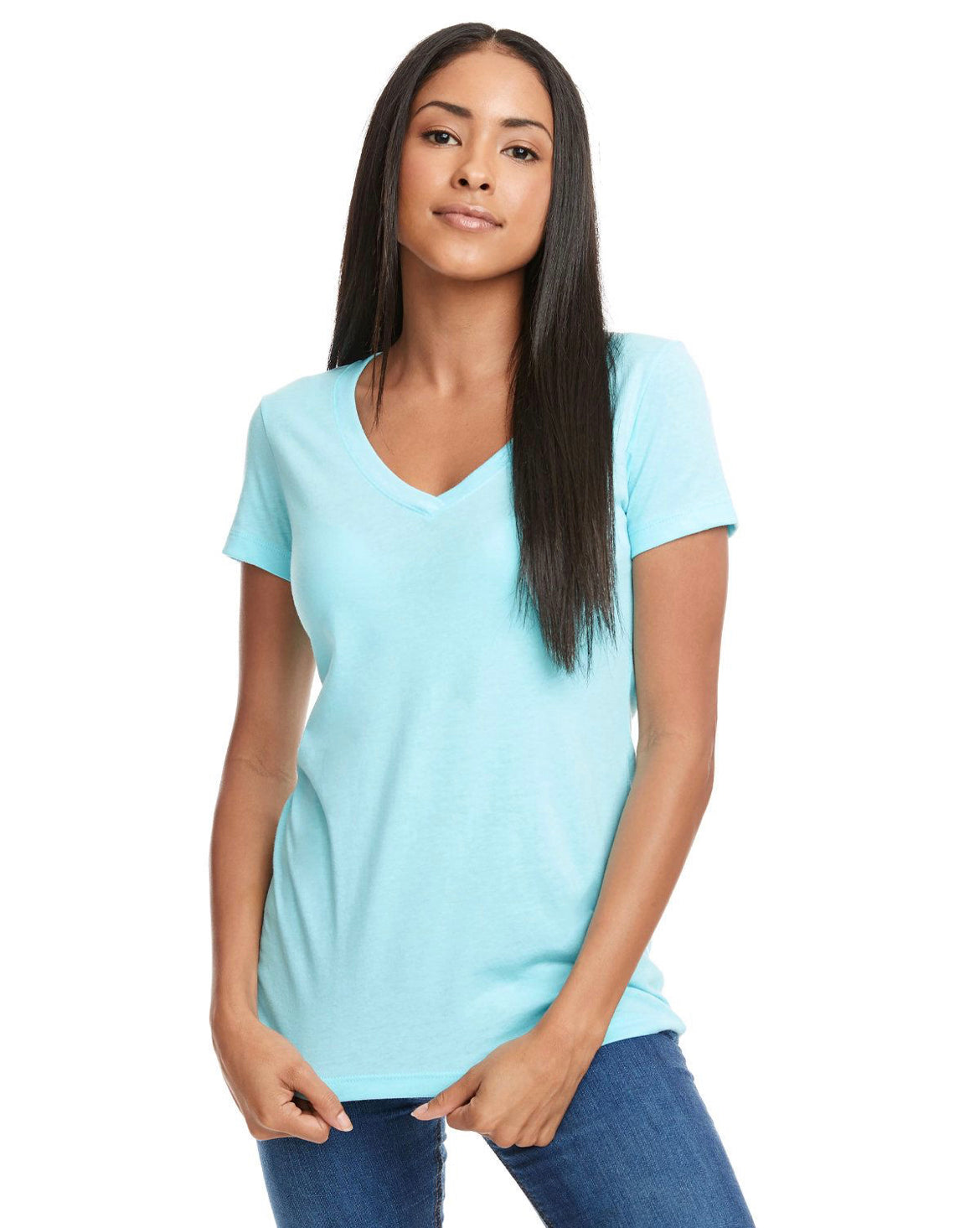 Cancun Blue Premium V-neck