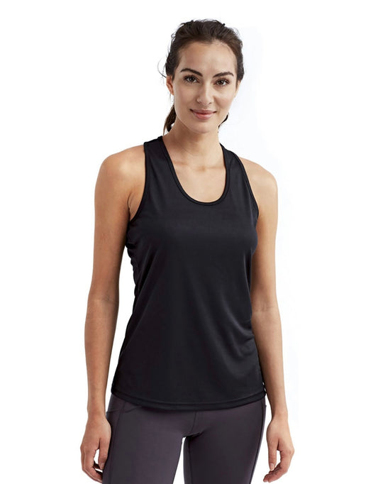 Black Knotted Active Tank