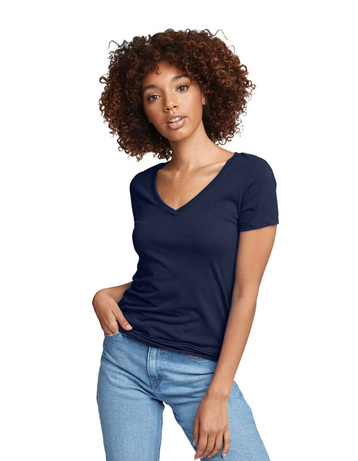 Navy Premium V-neck