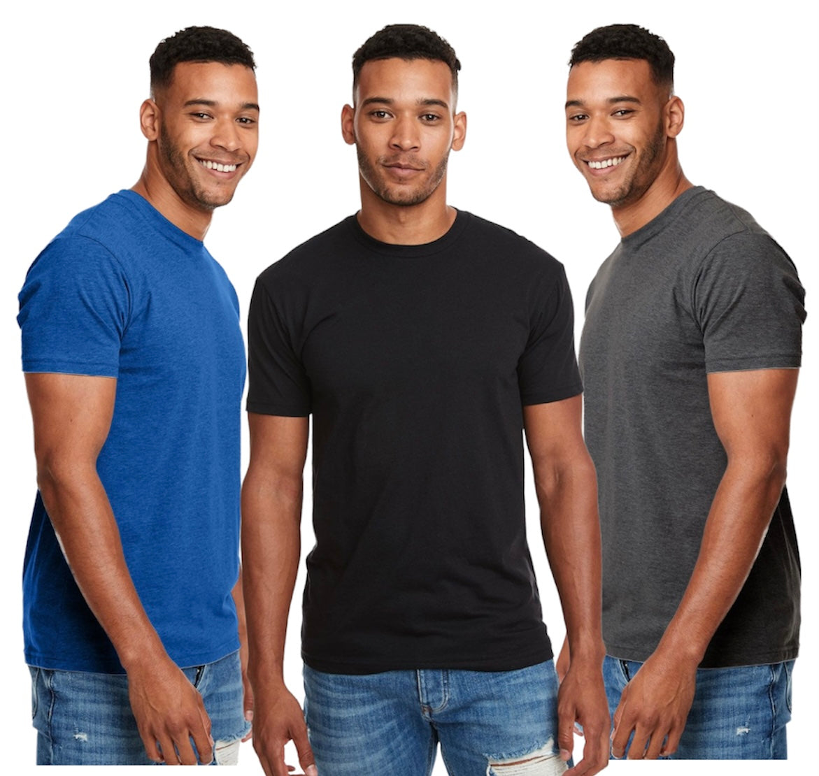 Dark 3 Pack Crewneck Premium T-shirts